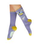 Powder: Bambus Socken Damen Vogel Blaumeise