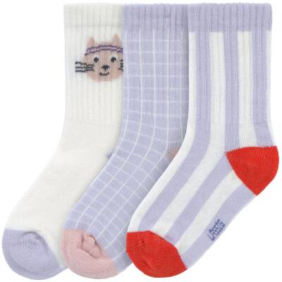 Lässig: Kinder Socken Tennis 3erPack GOTS Cat