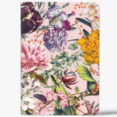 Notizheft A6 64Seiten kariert Blumengruss Cedon