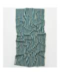 Bongusta: Badetuch 70x140cm Naram grün-petrol gestreift