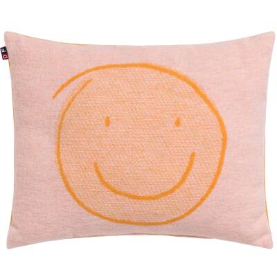 Smiley Kissen 30x40cm orange David Fussenegger