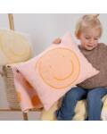 Smiley Kissen 30x40cm orange David Fussenegger