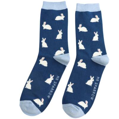 Herren Socken Rabbits navy Mr Sparrow