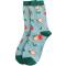 Miss Sparrow: Bambus Socken Apples hellblau