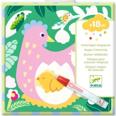 Djeco: Wassermalset Zaubermalbilder Gartentiere ab 18Mon