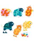 Djeco: Pompom Collage Süße Tiere ab 18 Monate