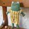 Kuscheltier zur Einschulung Frosch Anzug gelb Ava&Yves