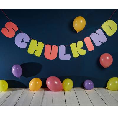 Girlande zur Einschulung Schulkind koralle Ava&Yves