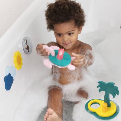 Badespielzeug Puzzle Friends Schatzinsel ab 10M Quut