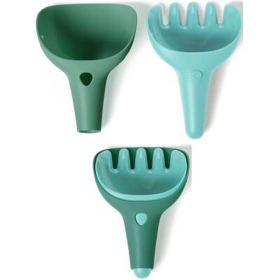 Sandspielzeug Raki Schaufel-Rechen-Set grün Quut