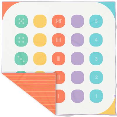 Mikrofaser Badetuch Balancierspiel 180x180cm Quut