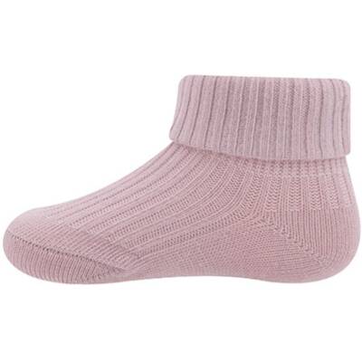 Babysocken rosa mit Umschlag Ewers