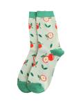 Miss Sparrow: Bambus Socken Apples green