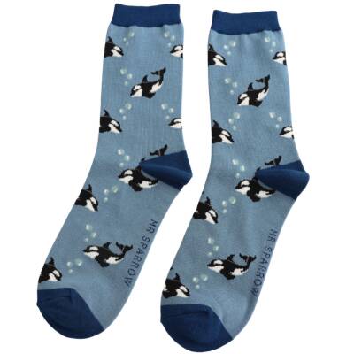 Herren Socken Bambus Orca denim Mr Sparrow