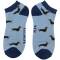Mr Heron: Sneaker Socken Herren Dackel Denim blau