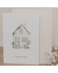 Eulenschnitt: Klappkarte Happy New Home