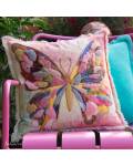 Besticktes Kissen Schmetterling von Imbarro 40x60cm
