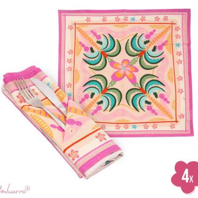 Stoffservietten Visat 4erSet 45x45cm Imbarro