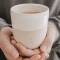 Eulenschnitt: Becher Mr Steingut