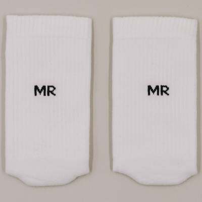 Eulenschnitt: Weiße Socken MR