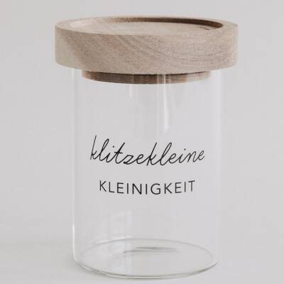 Eulenschnitt: Mini-Vorratsglas Klitzekleine Kleinigkeit