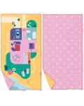 Mikrofaser Badetuch Puppenhaus 140x70cm Quut