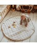 Play and Go: Organic Spieldecke 2in1 Stripes Blue