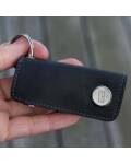 Keyholder Leder Carbon Black Lusso Garzini