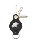 AirTag Keyholder Leder Carbon Black Lusso Garzini