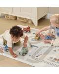 Traktor Holz grün mit Spielfigur Little Dutch