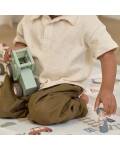Traktor Holz grün mit Spielfigur Little Dutch