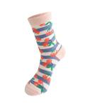Miss Sparrow Damen Socken Cherries and Stripes denim