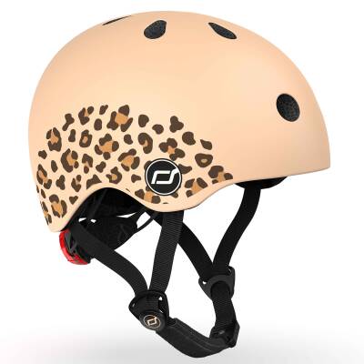 Scoot and Ride Helm XXS 45-51cm Leopard