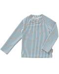 UV Badeshirt Langarm Kinder Stripes Crab Fresk