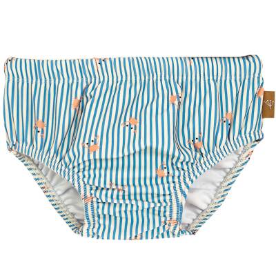 Schwimmwindel- Baby-Badehose UV 50+ Stripes&Crabs Fresk