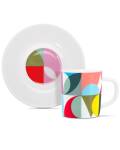 Espressotasse mit Unterteller Porzellan Solena Remember