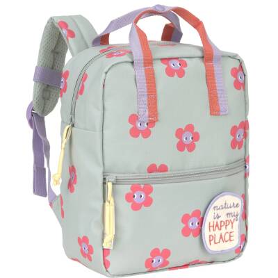 Lässig: Kinderrucksack Square Happy Trails Flower