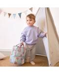 Lässig: Kinderrucksack Square Happy Trails Flower