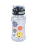 Lässig: Kinder Trinkflasche Tritan 420ml Smiley blue