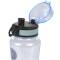 Lässig: Kinder Trinkflasche Tritan 420ml Smiley blue