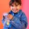 Lässig: Kinder Trinkflasche Tritan 420ml Smiley blue