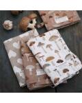Krasilnikoff: Geschirrtuch Mushroom braun Baumwolle