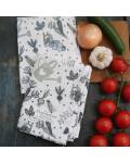Krasilnikoff: Geschirrtuch Vegetable garden 50x70cm