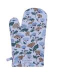 Krasilnikoff: Ofenhandschuh Flowers blau
