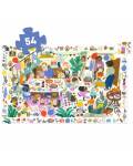Djeco: Puzzle ab 4 Jahre 54Teile Wimmelbild Geburtstag
