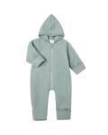 Engel: Babyoverall Wollfleece- Reißverschluss bergblau