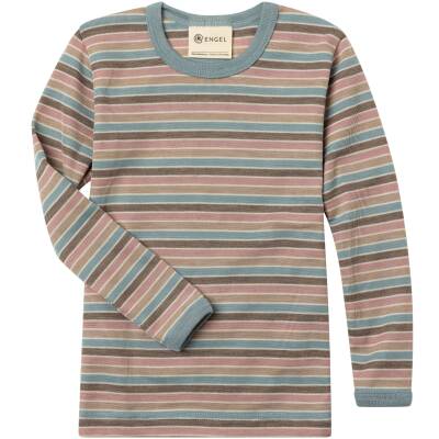 Engel: Langarm-Shirt Wolle Seide Kinder pastellcolour