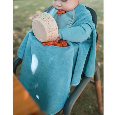Little Casimir Lätzchen Boo Splash Dusty Ocean