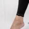 Engel: Damen Leggings mit Spitze schwarz Wolle-Seide