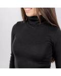 Engel: Damen Rolli schwarz Wolle-Seide